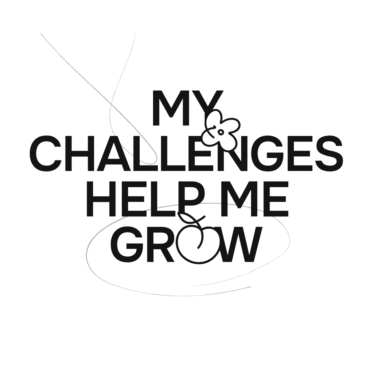 Love Better Loading Screen Affirmation my challenges help me grow