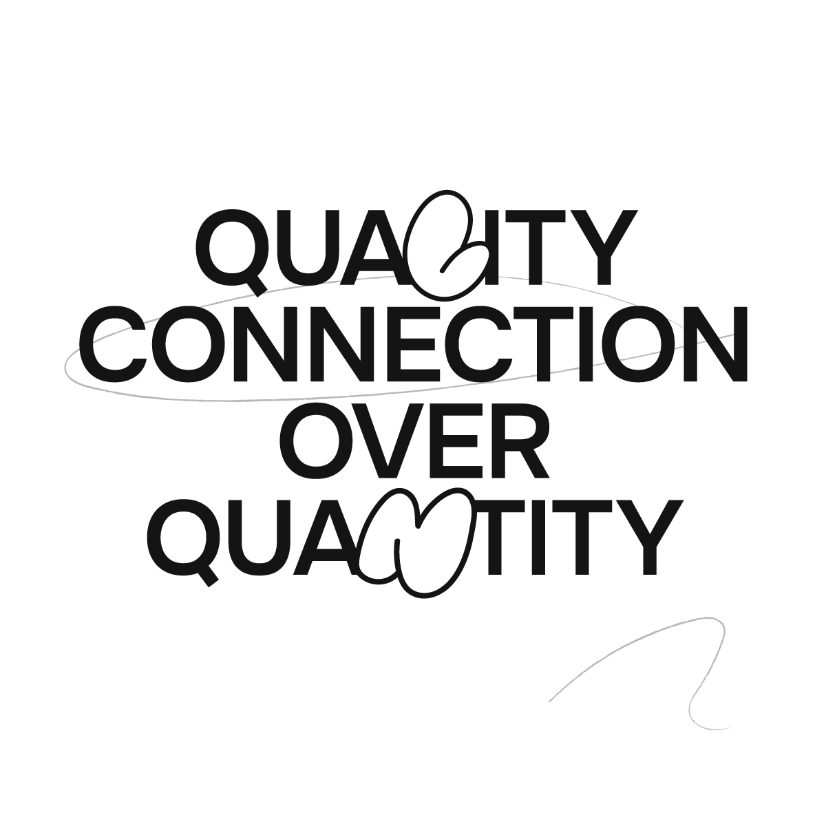 Love Better Loading Screen Affirmation quality connection over quantity