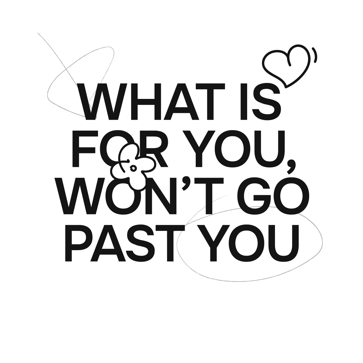 Love Better Loading Screen Affirmation what is for you wont go past you